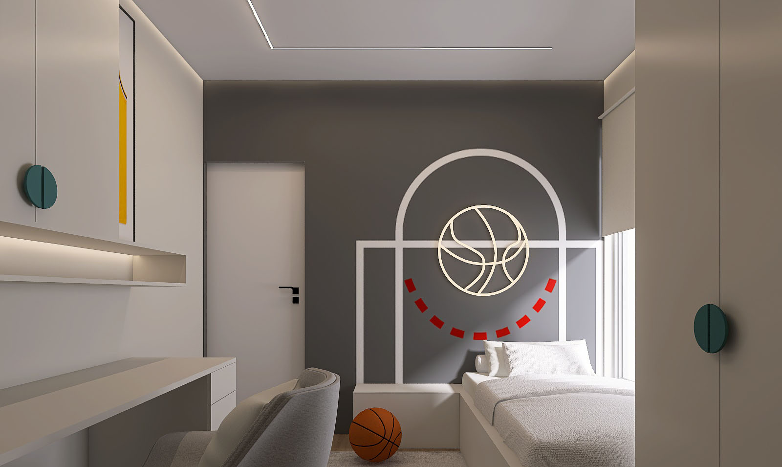 BLÉND interior — boy's bedroom